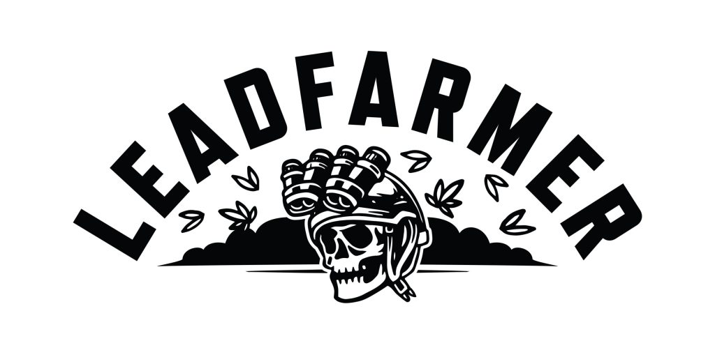 Lead farmer arch head on white